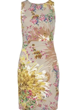 Strandkleider|LASCANA Druckkleid Sand-Gelb Bedruckt