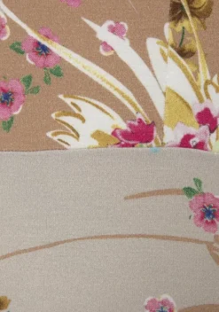 Strandkleider|LASCANA Druckkleid Sand-Gelb Bedruckt