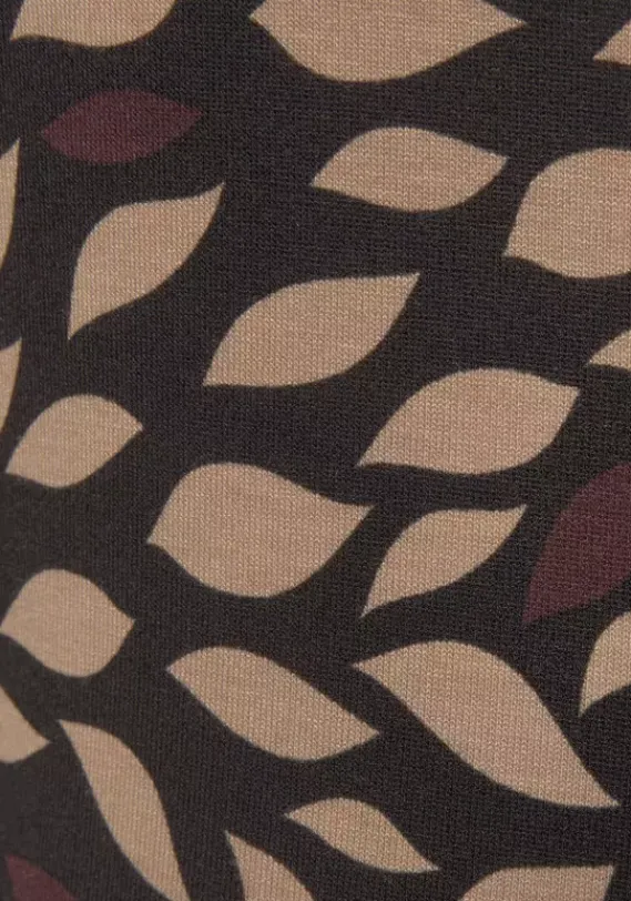 Strandkleider|LASCANA Druckkleid Braun-Bedruckt
