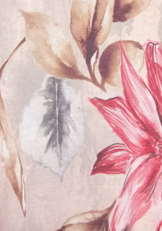 Kurze Kleider|s.Oliver Druckkleid Rosa-Bedruckt