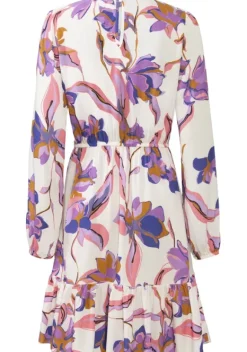 Kurze Kleider|LASCANA Druckkleid Weis Bedruckt