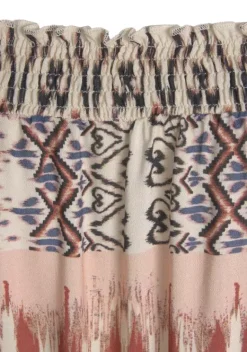 Kurze Kleider|Buffalo Druckkleid Creme-Bedruckt