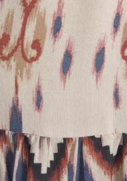 Kurze Kleider|Buffalo Druckkleid Creme-Bedruckt