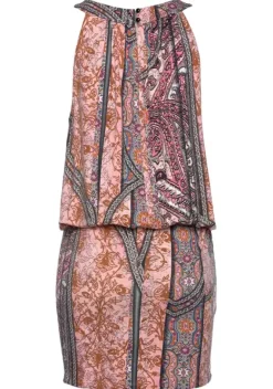 Kurze Kleider|Buffalo Druckkleid Rosa-Bedruckt