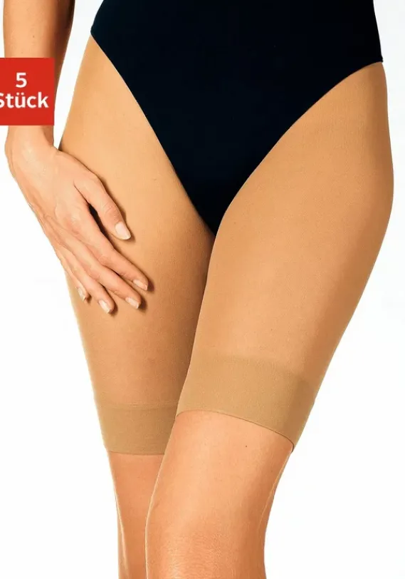 Strumpfhosen|Vivance Feinstrumpf-Kurzhose Natur