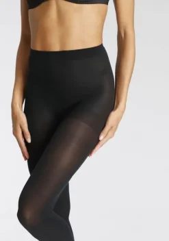 Strumpfhosen|LASCANA Feinstrumpfleggings Schwarz
