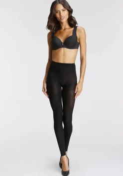 Strumpfhosen|LASCANA Feinstrumpfleggings Schwarz