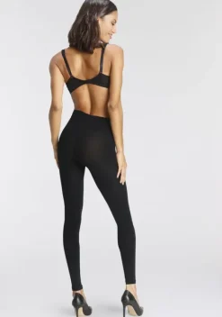 Strumpfhosen|LASCANA Feinstrumpfleggings Schwarz