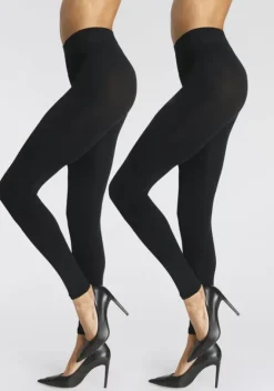 Strumpfhosen|LASCANA Feinstrumpfleggings Schwarz