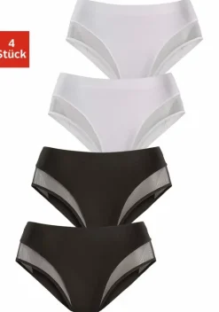 Slips|petite fleur Formslip Schwarz, Weis