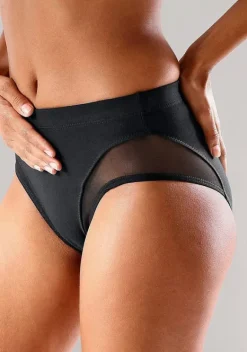 Slips|petite fleur Formslip Schwarz, Weis