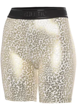 Shorts|LASCANA ACTIVE Funktionsshorts"-Radlerhose" Gold, Weis