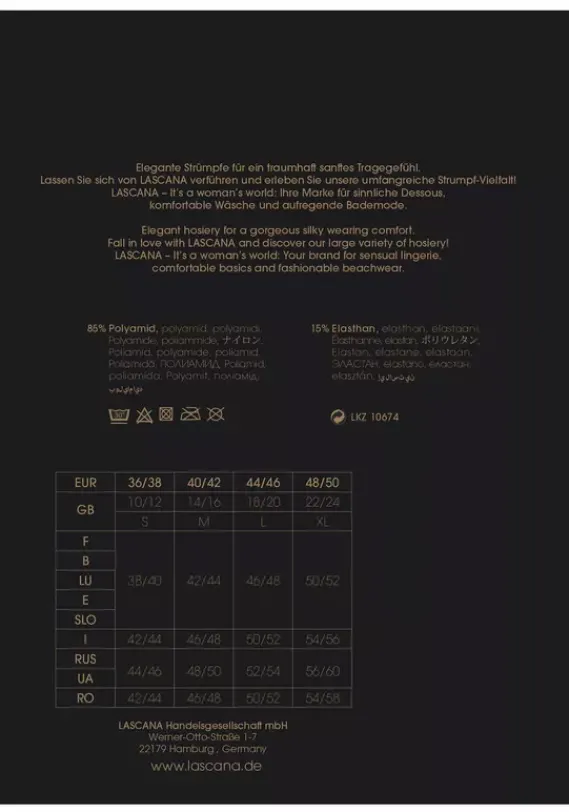LASCANA Socken<Halterlose Strumpfe