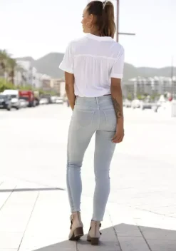 Blusen|Buffalo Hemdbluse Weis