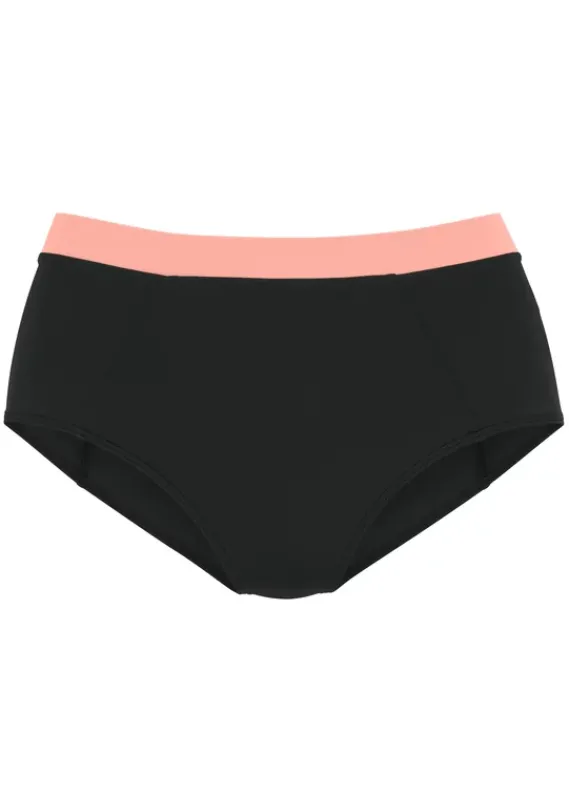 Bikini-Unterteile|LASCANA ACTIVE Highwaist-Bikini-Hose"Janni" Schwarz