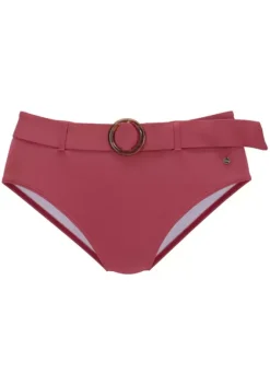 Bikini-Unterteile|s.Oliver Highwaist-Bikini-Hose"Rome" Rostrot