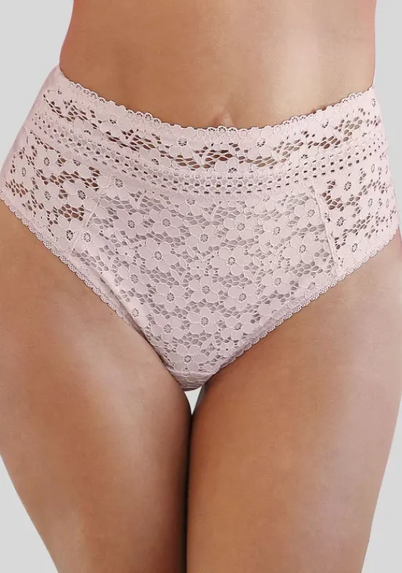 Strings|Nuance High-Waist-String Perlrosa