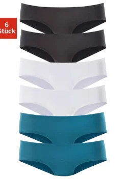 Pantys|Vivance active Hipster Petrol, Schwarz, Weis