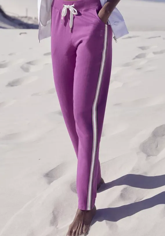 Relaxhosen|H.I.S Homewearhose"-Loungehose" Beere