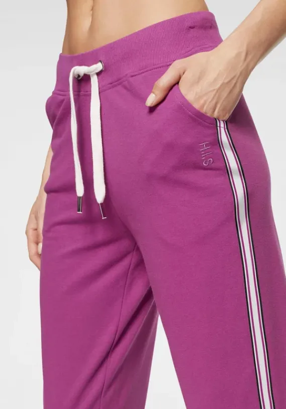 Relaxhosen|H.I.S Homewearhose"-Loungehose" Beere