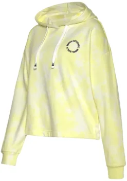 Homewear-Oberteile|Bench. Hoodie Gelb-Weis