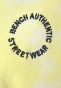 Homewear-Oberteile|Bench. Hoodie Gelb-Weis