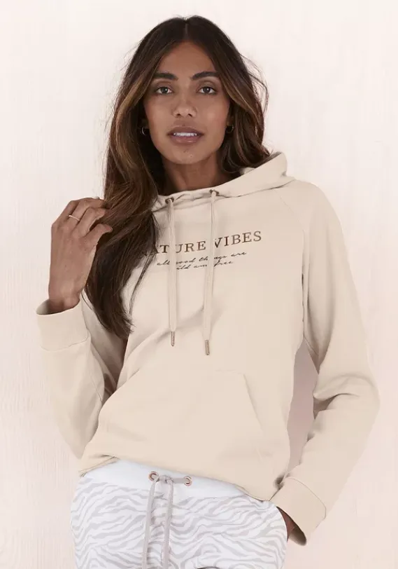 Strandmode|LASCANA Hoodie Nougat