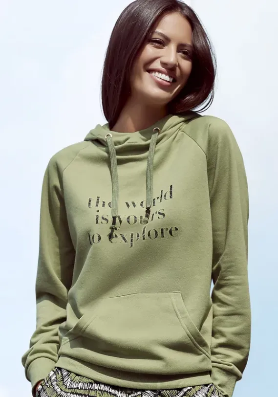 LASCANA Nachhaltige Homewear<Hoodie