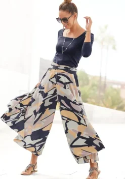 Lange Hosen|LASCANA Hosenrock Bedruckt