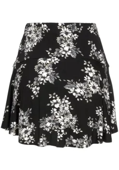 Strandmode|LASCANA Hosenrock Schwarz-Creme-Bedruckt