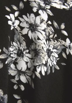 Strandmode|LASCANA Hosenrock Schwarz-Creme-Bedruckt