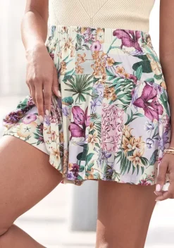 Lange Hosen|LASCANA Hosenrock Bunt-Bedruckt