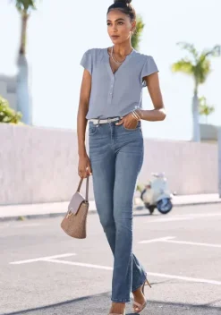 Gurtel|LASCANA Huftgurtel Beige