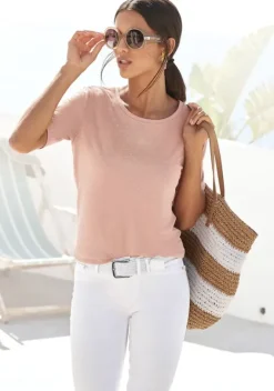 Gurtel|LASCANA Huftgurtel Weis