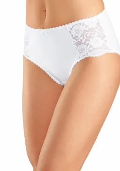 Slips|petite fleur Huftslip Schwarz, Weis