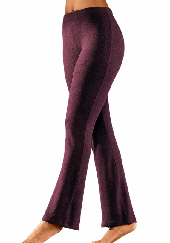 Nachhaltige Dessous & Wasche|Vivance active Jazzpants Beere, Schwarz