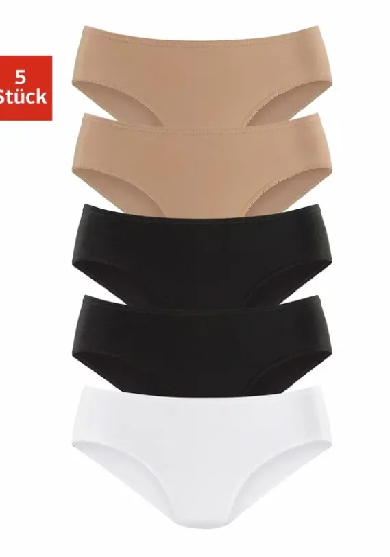 Slips|petite fleur Jazz-Pants Slips Beige, Schwarz, Weis