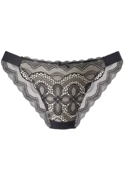 Reizwasche|Vivance Jazz-Pants Slips Schwarz-Caramel