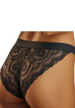 Reizwasche|Vivance Jazz-Pants Slips Schwarz-Caramel