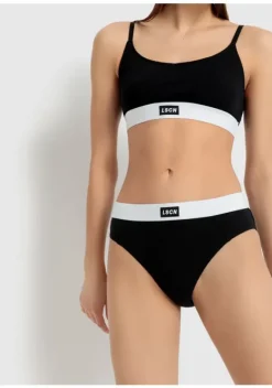 Slips|LSCN by LASCANA Jazz-Pants Slips Petrol, Schwarz, Orange