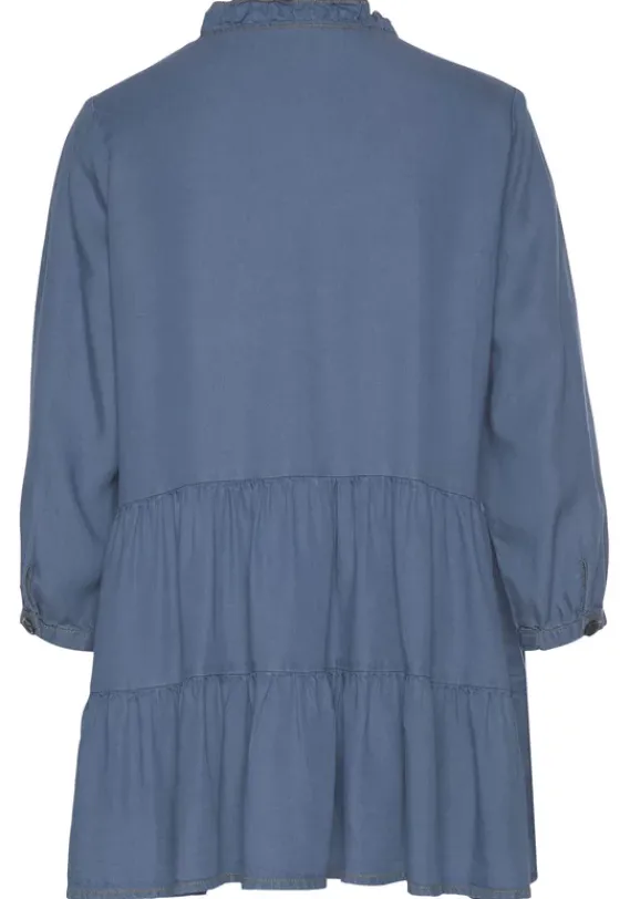 Blusen|LASCANA Jeansbluse Denim