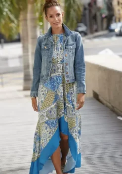 Jacken & Mantel|LASCANA Jeansjacke Blue-Denim