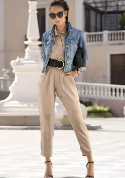 Jacken & Mantel|LASCANA Jeansjacke Blue-Denim