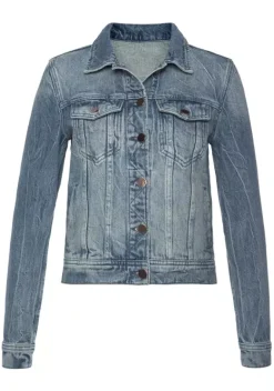Jacken & Mantel|LASCANA Jeansjacke Blue-Denim