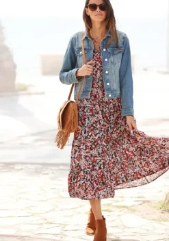 Jacken & Mantel|LASCANA Jeansjacke Blue-Denim