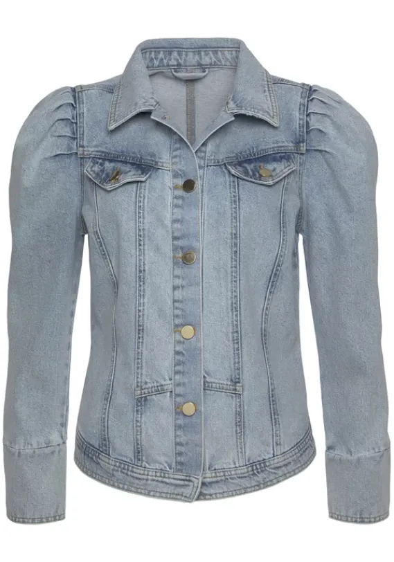 Jacken & Mantel|Vivance Jeansjacke Blue-Washed