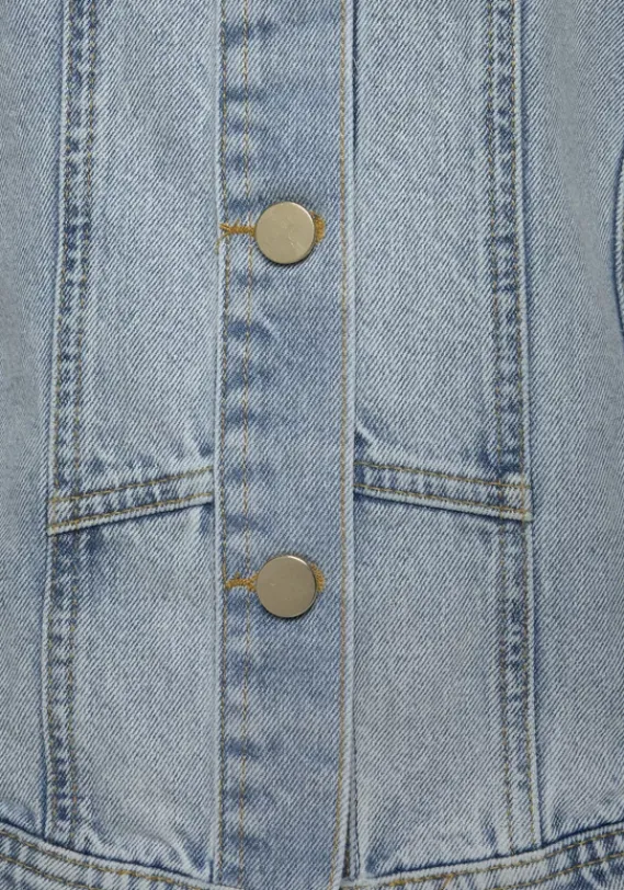 Jacken & Mantel|Vivance Jeansjacke Blue-Washed