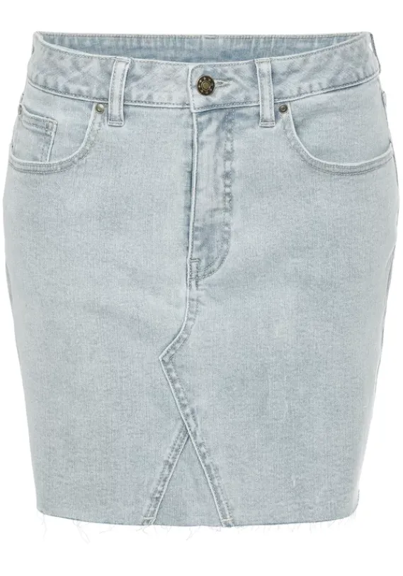 Rocke|Buffalo Jeansrock Light Blue Washed