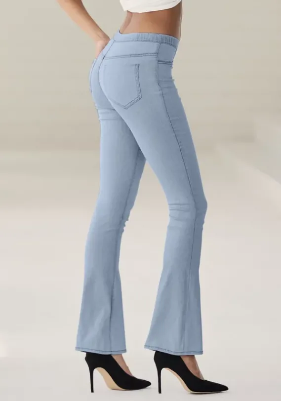 Lange Hosen|Buffalo Jeggings Hellblau-Jeans