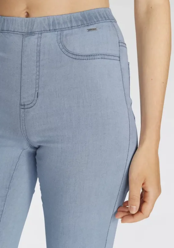 Lange Hosen|Buffalo Jeggings Hellblau-Jeans